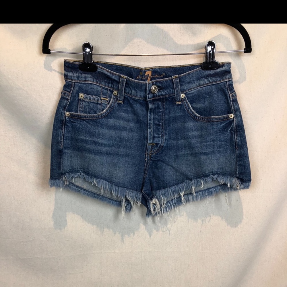 Denim shorts